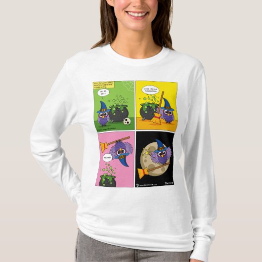De wizard Apprentice - Comic reinigen T-shirt (Voorkant)