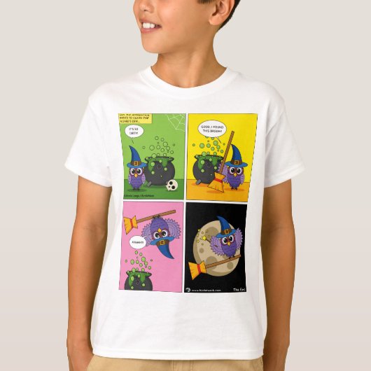 De wizard Apprentice - Comic reinigen T-shirt (Voorkant)