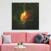 De wizard Nebula Canvas Afdruk (Insitu (Woonkamer))