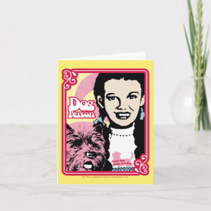 De wizard OZ™ Dorothy™ & Toto™ - Dog Person Notitiekaartje