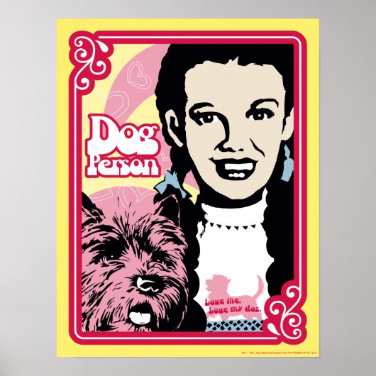 De wizard OZ™ | Dorothy™ & Toto™ - Dog Person Poster (Voorkant)