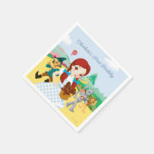 De wizard OZ™ | Eerste verjaardag Servet (Hoek)