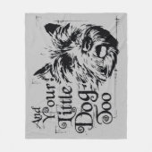 De wizard OZ™ | En je kleine hond ook Fleece Deken (Voorkant)