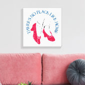 De wizard OZ™ | Er is geen plek zoals Home™ Canvas Afdruk (Insitu (Woonkamer))