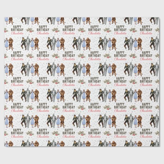 De wizard OZ™ | Fijne verjaardag Cadeaupapier (Vlak)