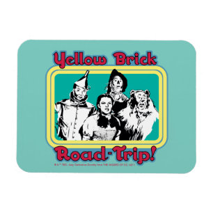 De wizard OZ™   Gele weg naar de weg. Magneet