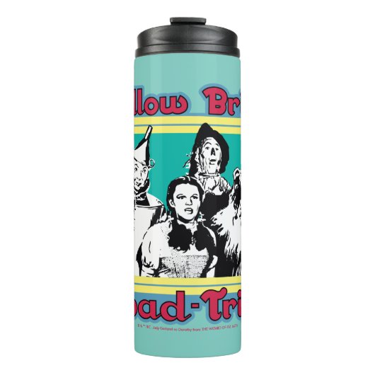 De wizard OZ™ | Gele weg naar de weg. Thermosbeker (Voorkant)