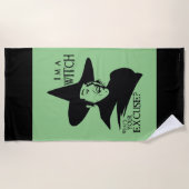 De wizard OZ™ | Ik ben een heks Strandlaken (Voorkant)