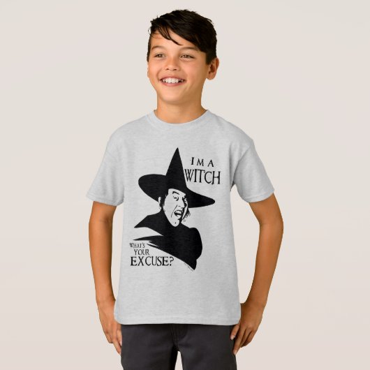 De wizard OZ™ | Ik ben een heks T-shirt (Voorkant volledig)