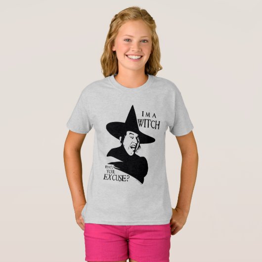 De wizard OZ™ | Ik ben een heks T-shirt (Voorkant volledig)