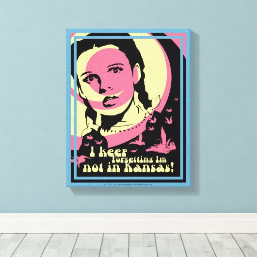 De wizard OZ™ | Ik ben niet in Kansas Canvas Afdruk (Insitu (Houten vloer))