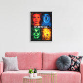 De wizard OZ™ | Laten we de weg bewandelen Canvas Afdruk (Insitu (Woonkamer))