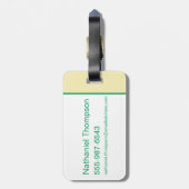 De wizard OZ™ Logo Bagagelabel (Achterkant verticaal)