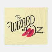 De wizard OZ™ Logo Fleece Deken (Voorkant (Horizontaal))