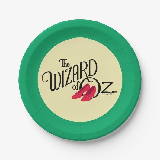 De wizard OZ™ Logo Papieren Bordje (Voorkant)