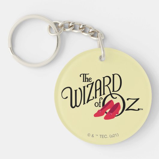 De wizard OZ™ Logo Sleutelhanger (Voorkant)