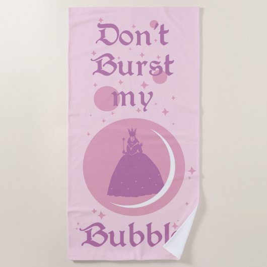De wizard OZ™ | Mijn bubbeltje niet verbranden Strandlaken (Voorkant)