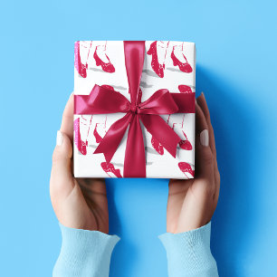 De wizard OZ™   Ruby Slippers™-patroon Cadeaupapier