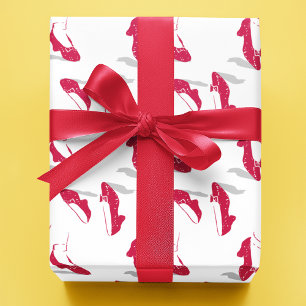 De wizard OZ™   Ruby Slippers™-patroon Inpakpapier Vel