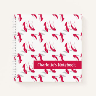De wizard OZ™ | Ruby Slippers™-patroon Notitieboek