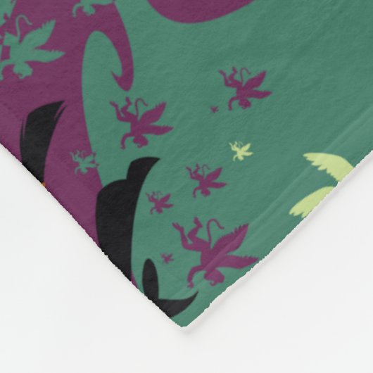 De wizard OZ™ | Slecht Witch™ Patroon Fleece Deken (Hoek)