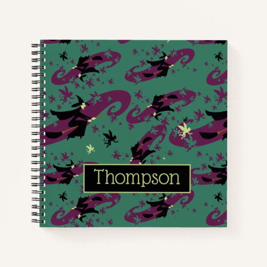 De wizard OZ™ | Slecht Witch™ Patroon Notitieboek (Voorkant)