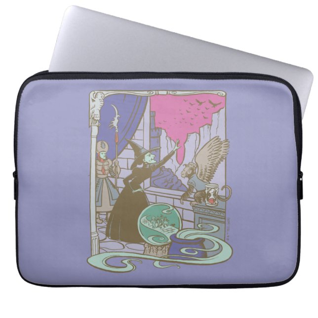De wizard OZ™ | Sporenschotel Laptop Sleeve (Voorkant)