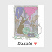 De wizard OZ™ | Sporenschotel Sticker (Vel)