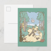 De wizard OZ™ | Storybook Yellow Brick Road Briefkaart (Voorkant / Achterkant)