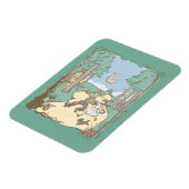 De wizard OZ™ | Storybook Yellow Brick Road Magneet (Linkerzijde)