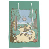 De wizard OZ™ | Storybook Yellow Brick Road Medium Cadeauzakje (Achterkant)