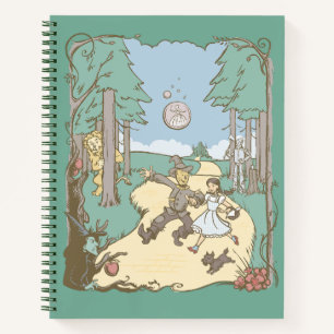 De wizard OZ™ Storybook Yellow Brick Road Notitieboek