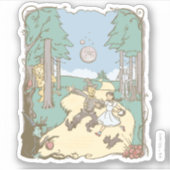 De wizard OZ™ | Storybook Yellow Brick Road Sticker (Voorkant)