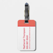 De wizard OZ™ | Volg uw eigen pad Bagagelabel (Achterkant verticaal)