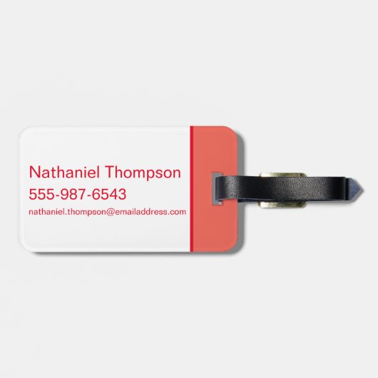 De wizard OZ™ | Volg uw eigen pad Bagagelabel (Achterkant horizontaal)