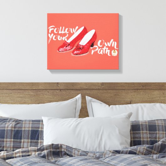 De wizard OZ™ | Volg uw eigen pad Canvas Afdruk (Insitu (Slaapkamer))