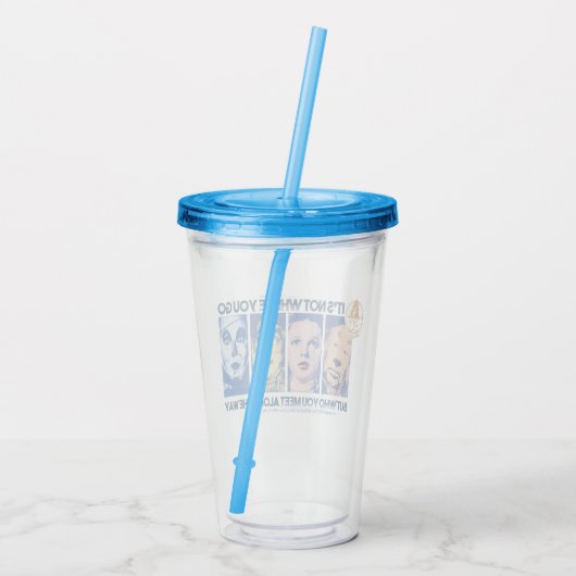 De wizard OZ™ | Wie u onderweg tegenkomt Acryl Drinkbeker (Achterkant)
