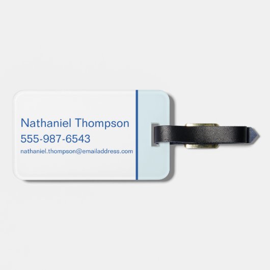 De wizard OZ™ | Wie u onderweg tegenkomt Bagagelabel (Achterkant horizontaal)