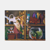 De Wizards Fantasy Library Deurmat (Voorkant)