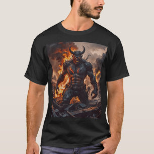 De woede van de Hellfire Titan T-shirt