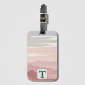 De woestijn bagagelabel (Voorkant (verticaal))