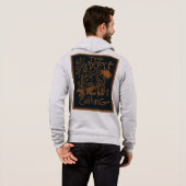 De woestijn roept hoodie (Achterkant volledig)