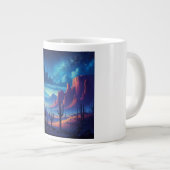 De woestijn 's nachts zuidwestelijk extra grote beker (Voorkant rechts)