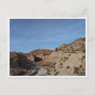 De woestijn van Tabernas (Spanje) Briefkaart