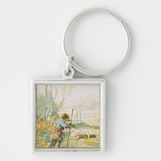 De Wolf als Shepherd Sleutelhanger (Voorkant)