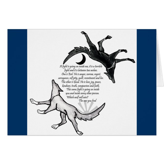 De wolf die voedt (Voorkant Horizontaal)