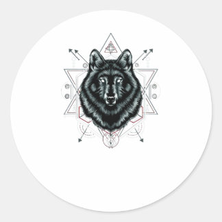 De Wolf Ronde Sticker