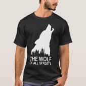De wolf van alle straten t-shirt (Voorkant)