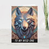 De Wolf verjaardagskaart Kaart (Voorkant)