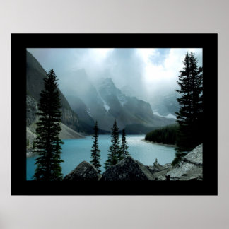 De wolken barsten (grenzen) poster